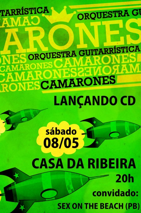 CARTAZ CAMARONES CASA DA RIBEIRA